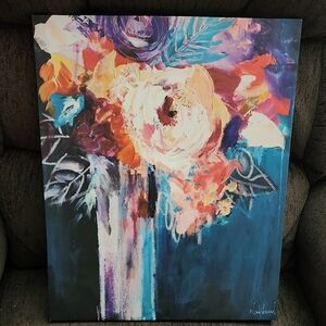 Beautiful vibrant canvas painting by Canvas Art. Painting has artist's signature